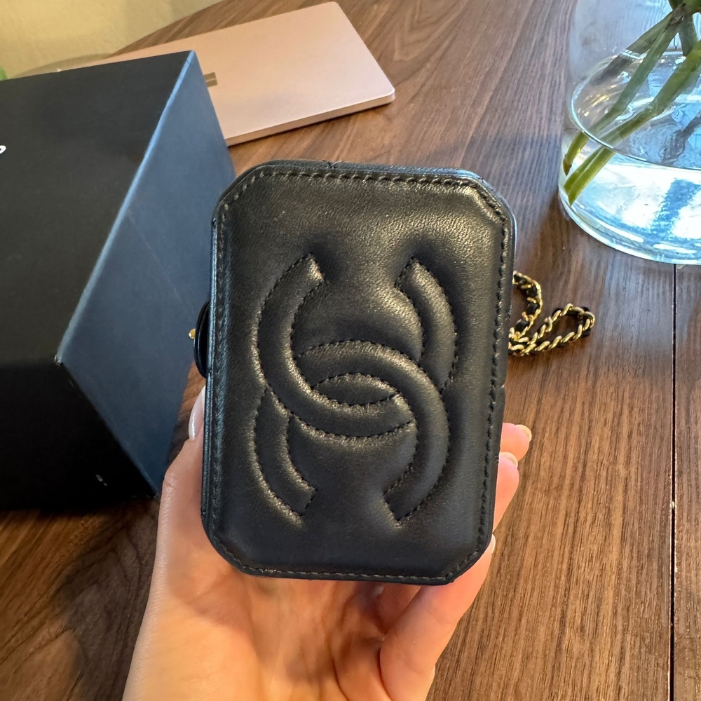 Chanel Black Quilted Leather Mini Bag - Picture 10 of 16